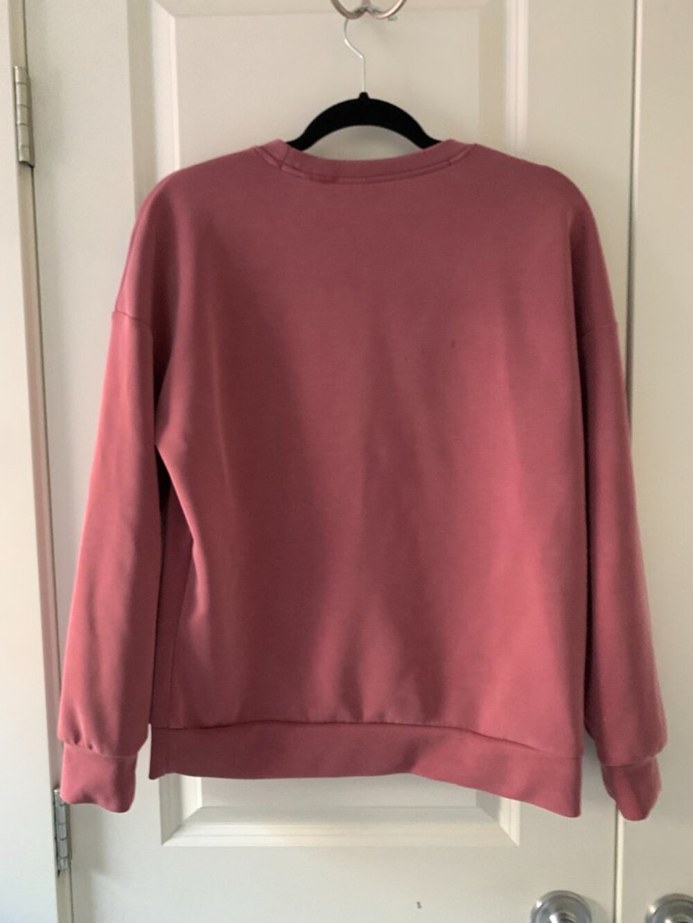 Cozy light burgundy crewneck - Picture 2 of 3